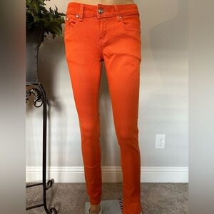 Orange Denim Jeans Size 5